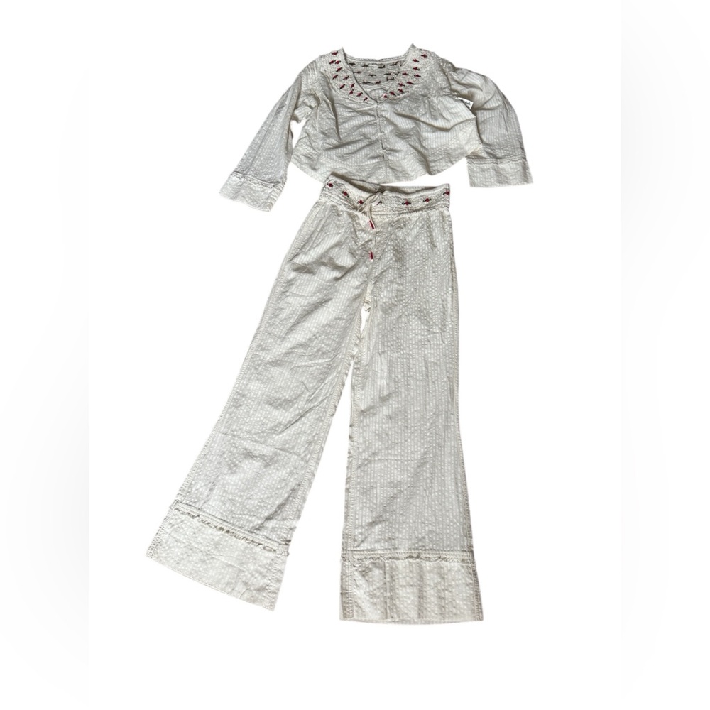 Nwot Free People Sweet As Roses Lounge Set  XSmall - Picture 3 of 4